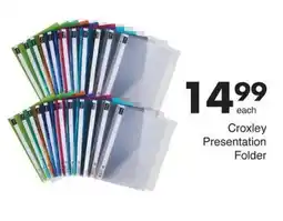Save Croxley Presentation Folder offer