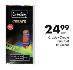 Save Croxley Create Paint Set 12 Colour offer