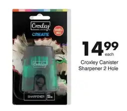 Save Croxley Canister Sharpener 2 Hole offer