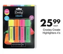 Save Croxley Create Highlighters offer