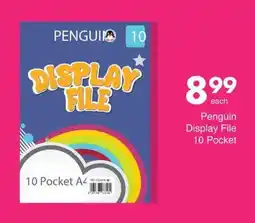 Save Penguin Display File 10 Pocket offer