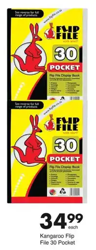 Save Kangaroo Flip File 30 Pocket offer