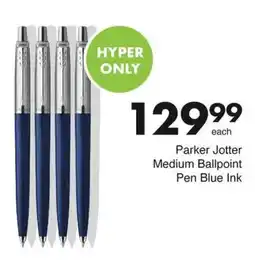 Save Parker Jotter Medium Ballpoint Pen Blue Ink offer