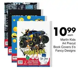Save Marlin Kids A4 Precut Book Covers Fancy Designs offer