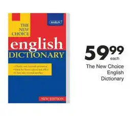 Save The New Choice English Dictionary offer