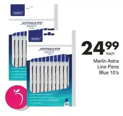 Save Marlin Astra Line Pens Blue offer