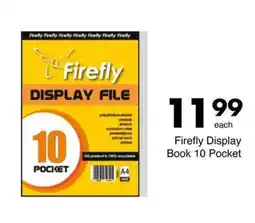 Save Firefly Display Book 10 Pocket offer