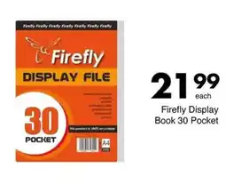 Save Firefly Display Book 30 Pocket offer