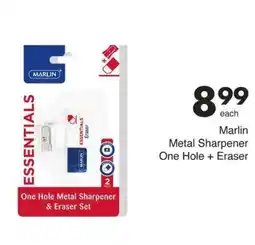 Save Marlin Metal Sharpener One Hole + Eraser offer