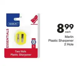 Save Marlin Plastic Sharpener 2 Hole offer