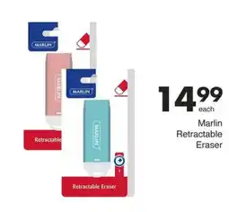 Save Marlin Retractable Eraser offer
