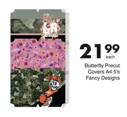 Save Butterfly Precut Covers A4 Fancy Designs offer