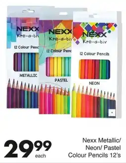 Save Nexx Metallic/ Neon/ Pastel Colour Pencils offer