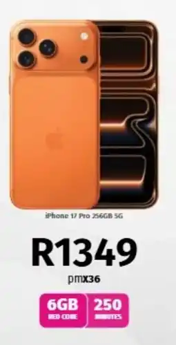 Vodacom iPhone 17 Pro 256GB 5G offer