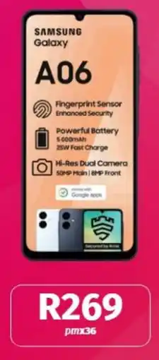 Vodacom SAMSUNG Galaxy A06 offer