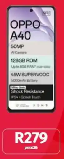Vodacom Oppo A40 offer