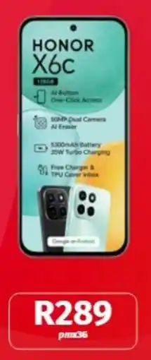 Vodacom Honor X6c offer