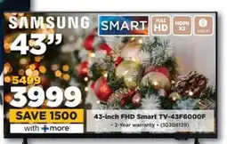 HiFi Corp Samsung 43 Smart TV offer