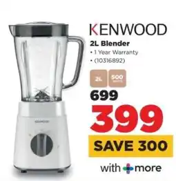 HiFi Corp KENWOOD 2L Blender offer