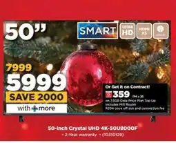 HiFi Corp 50-inch Crystal UHD 4K-50U8000F offer