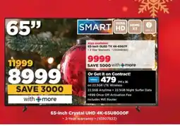 HiFi Corp 65-inch crystal UHD 4K-65U8000F offer