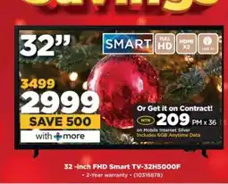 HiFi Corp 32-inch FHD Smart TV-32H5000F offer