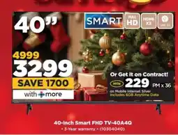 HiFi Corp 40-inch Smart FHD TV-40A4Q offer