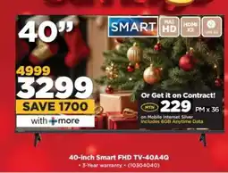 HiFi Corp 40-inch Smart FHD TV-40A4Q offer