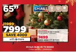 HiFi Corp 65-inch QLED 4K TV-65Q6Q offer