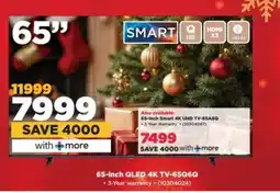 HiFi Corp 65-inch QLED 4K TV-65Q6Q offer