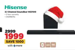 HiFi Corp Hisense 3.1 Channel Soundbar HS3100 offer