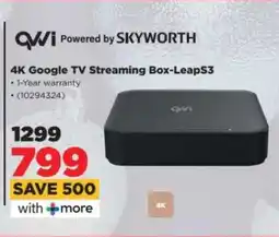 HiFi Corp 4K Google TV Streaming Box-LeapS3 offer