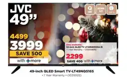 HiFi Corp JVC 49 QLED Smart TV-LT49NQ5165 offer
