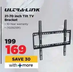 HiFi Corp ULTRA-LINK 21-70 inch Tilt TV Bracket offer