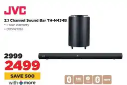 HiFi Corp JVC 2.1 Channel Sound Bar TH-N434B offer