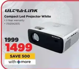 HiFi Corp Ultra-Link Compact Led Projector White offer