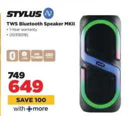 HiFi Corp STYLUS TWS Bluetooth Speaker MKII offer