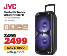 HiFi Corp JVC Bluetooth Trolley Speaker N518PB offer