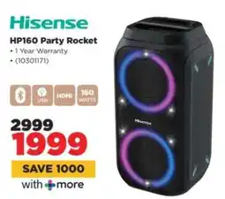 HiFi Corp Hisense HP160 Party Rocket offer