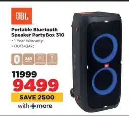 HiFi Corp JBL Portable Bluetooth Speaker PartyBox 310 offer