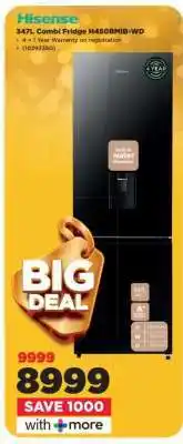 HiFi Corp Hisense 347L Combi Fridge H450BMI8-WD offer