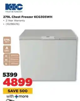 HiFi Corp 279L Chest Freezer KCG305WH offer