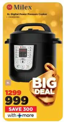 HiFi Corp Milex 6L Digital Power Pressure Cooker offer