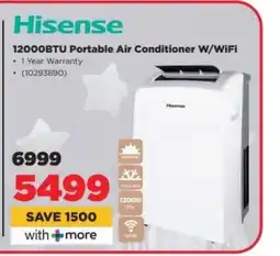 HiFi Corp Hisense 12000BTU Portable Air Conditioner W/WiFi offer