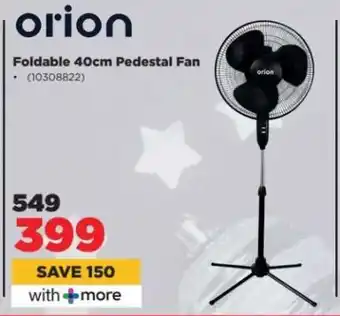 HiFi Corp Orion Foldable 40cm Pedestal Fan offer
