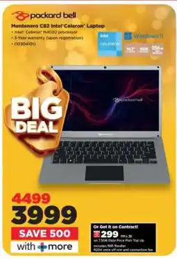 HiFi Corp Packard Bell Montenero C82 Intel Celeron Laptop offer