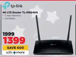 HiFi Corp tp-link 4G LTE Router TL-MR6400 offer