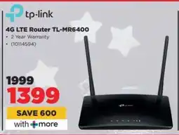 HiFi Corp tp-link 4G LTE Router TL-MR6400 offer