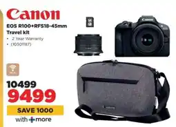 HiFi Corp Canon EOS R100+ RFS18-45mm Travel kit offer