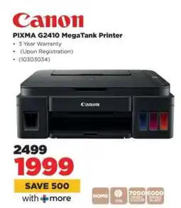 HiFi Corp Canon PIXMA G2410 MegaTank Printer offer